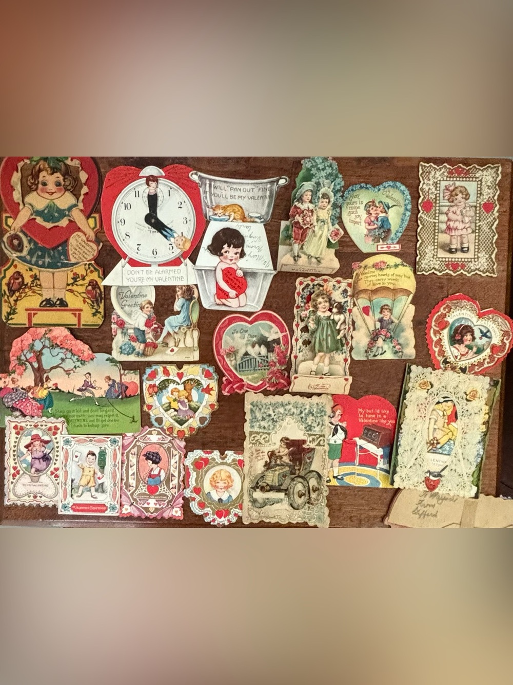 Vintage Valentine’s Day cards 1925-1935 Die Cut & Mechanical